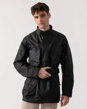 Barbour International Reflective A7 Mens Wax Jacket