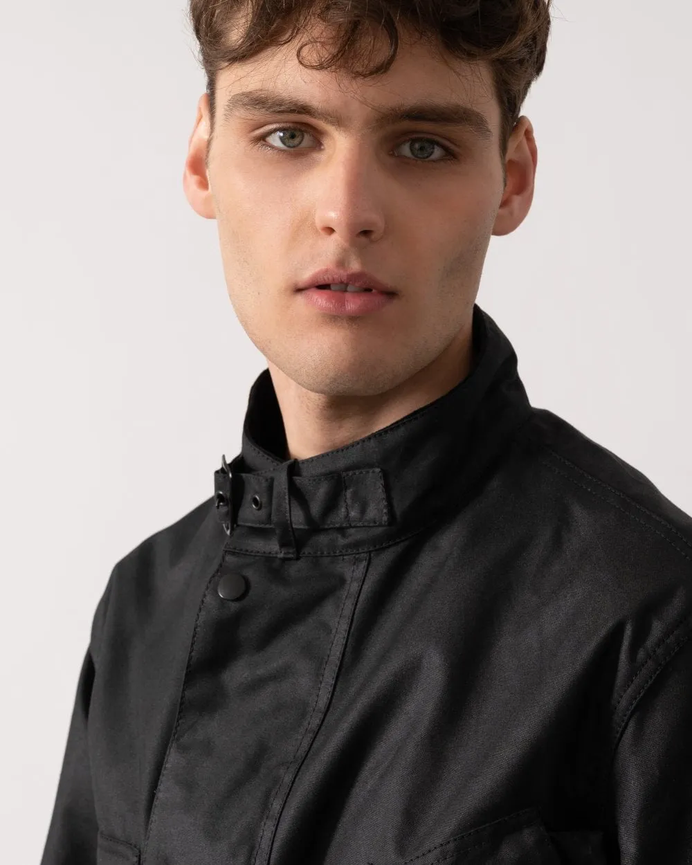 Barbour International Reflective A7 Mens Wax Jacket