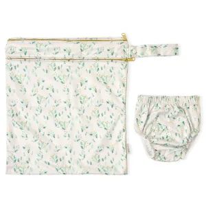 Bare and Boho - Swim Nappy & Wet Bag (Pandanus Design)