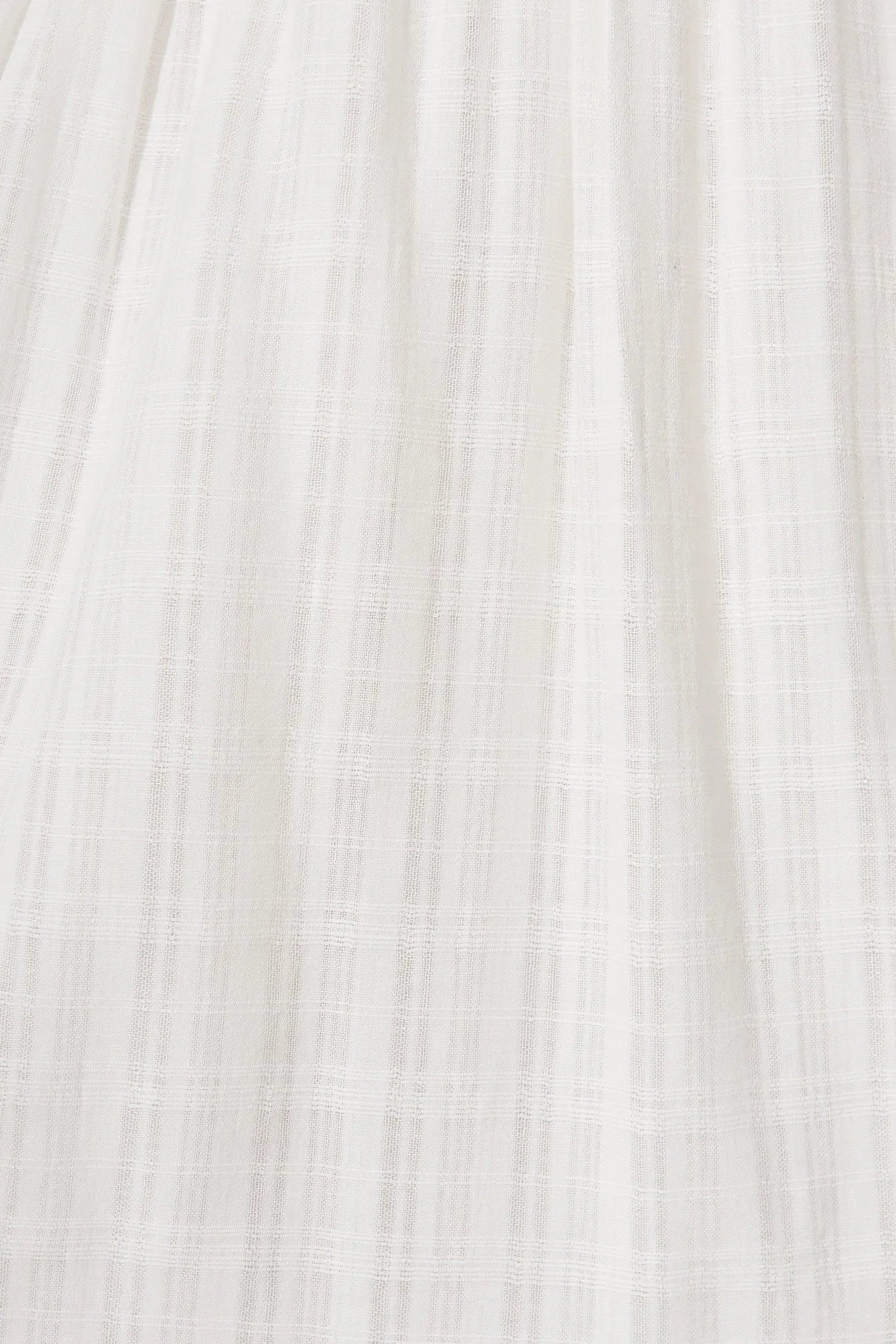 Beautiful Day Midi Sundress In White Cotton