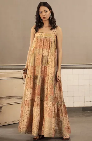 Beige Dolphy Strappy Maxi