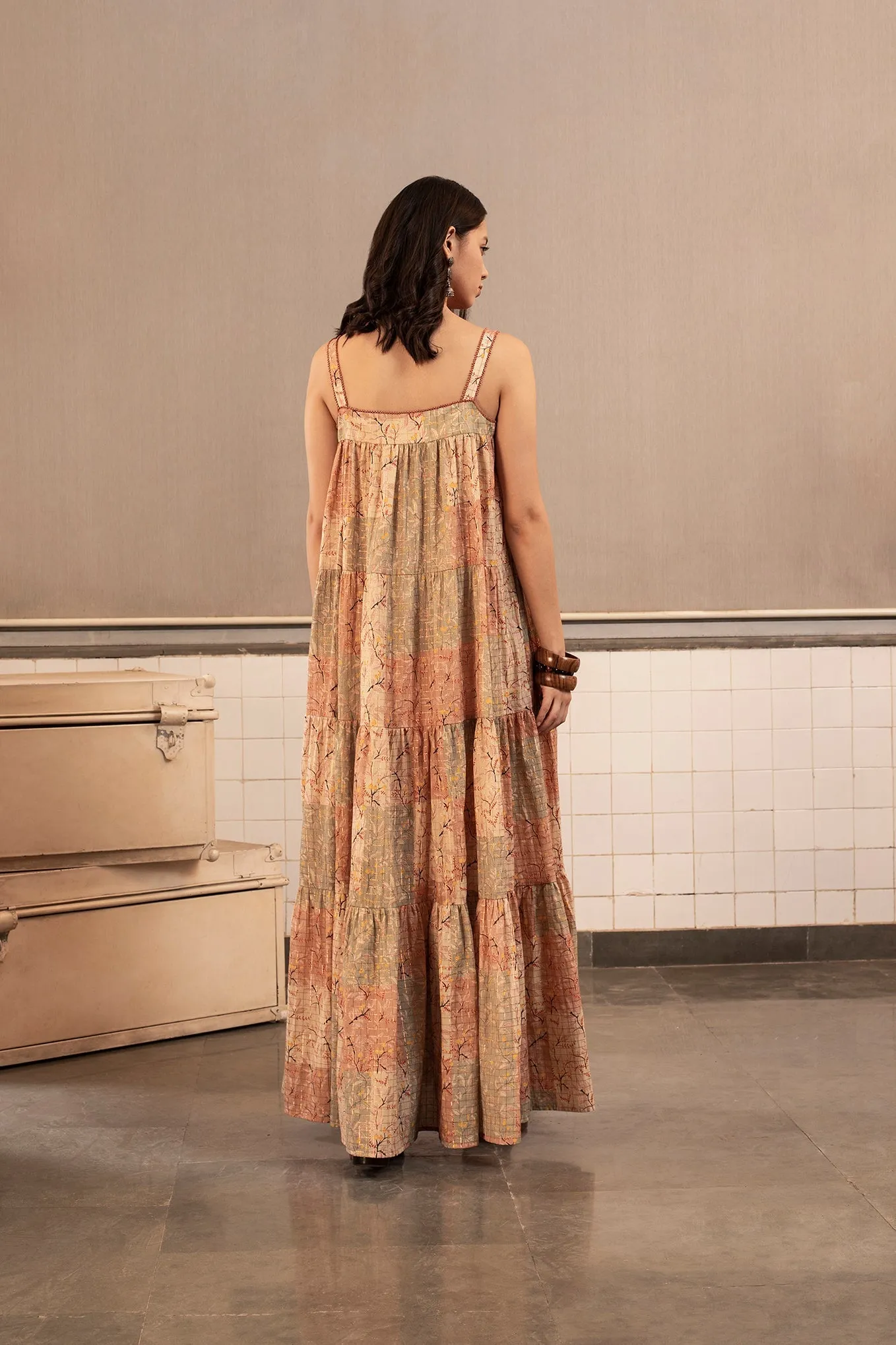 Beige Dolphy Strappy Maxi