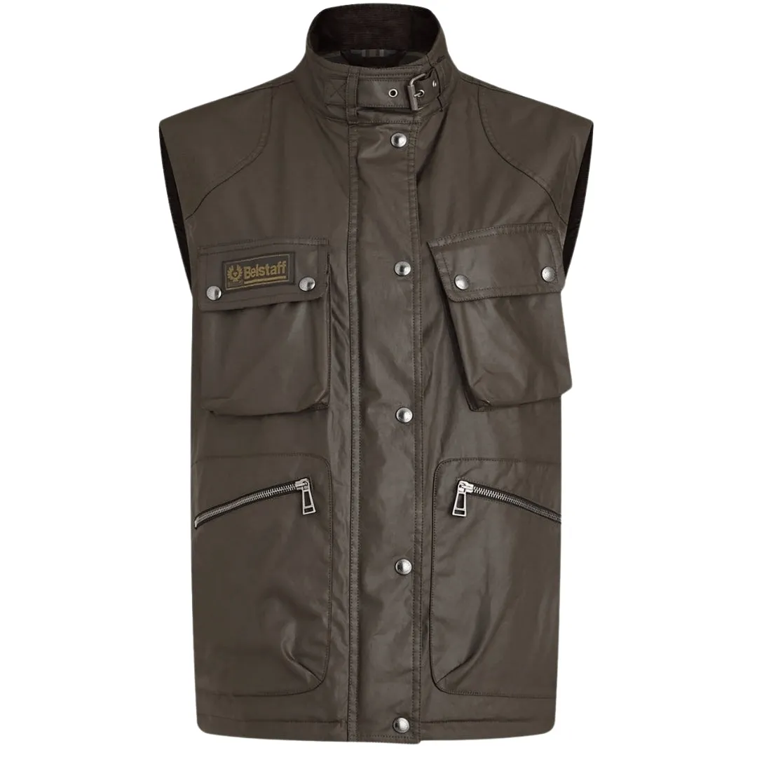 Belstaff Womens Edition Gilet Jacket Green