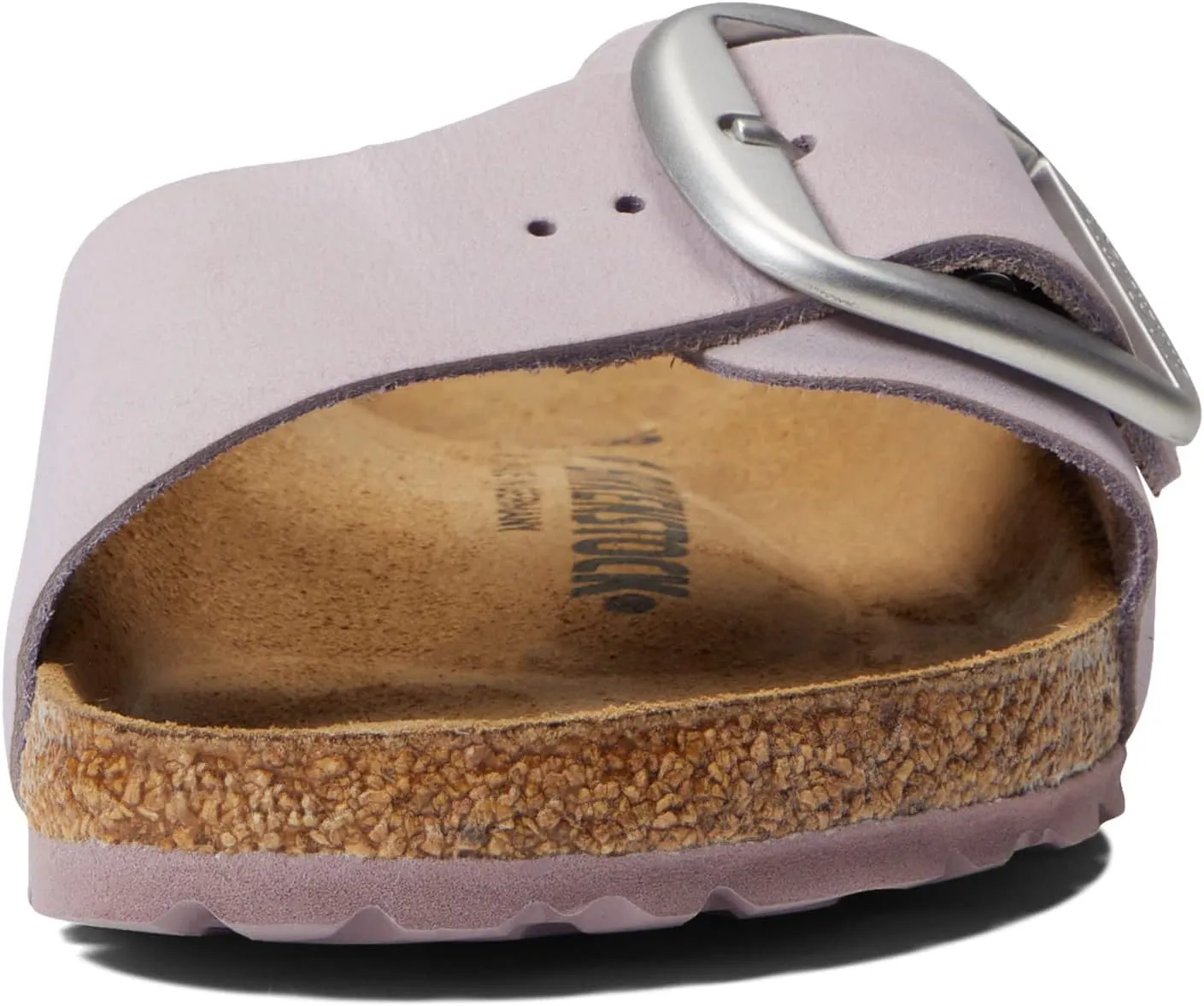 Birkenstock Women's Madrid Big Buckle Washed Metallic Rose