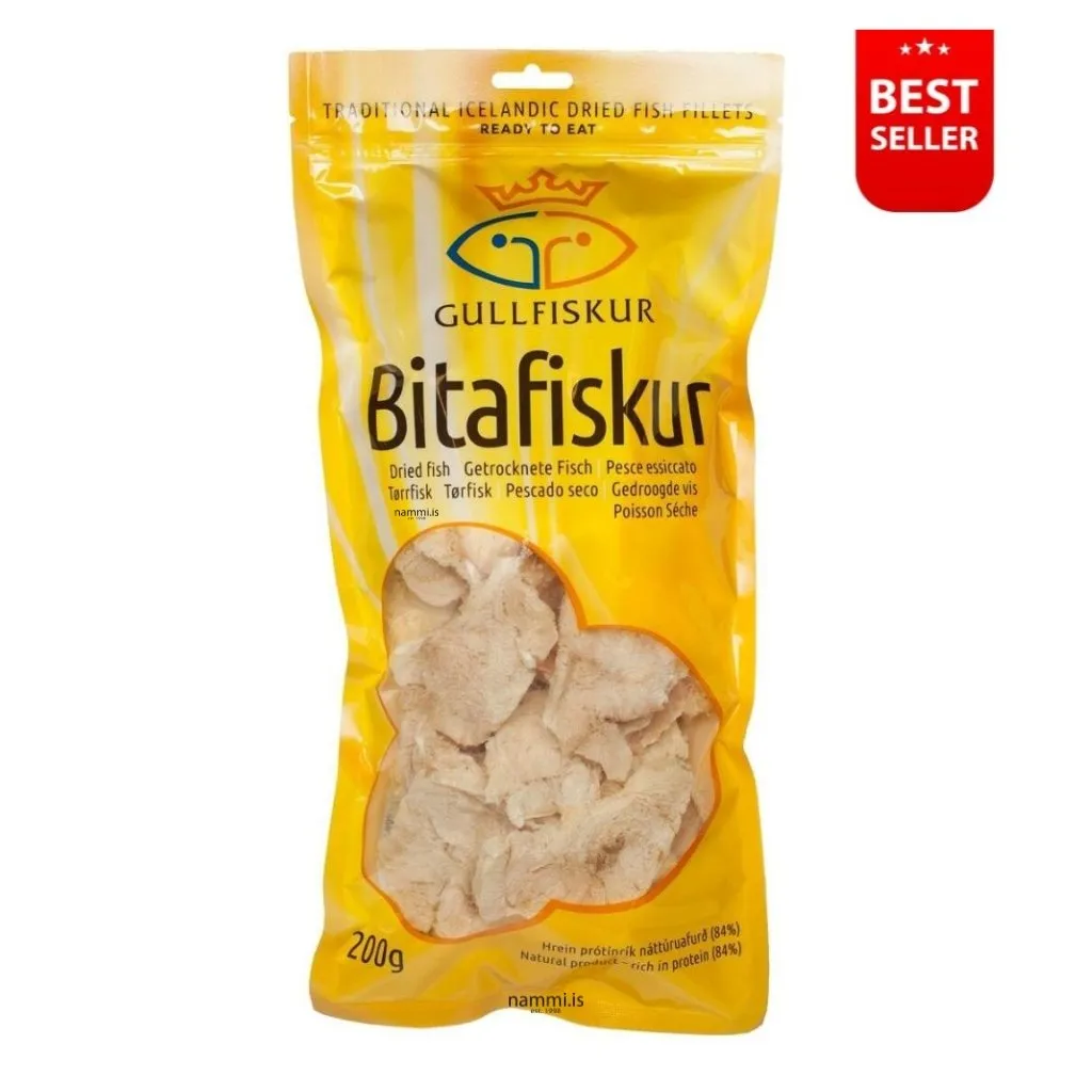 Bitafiskur Cod / Dried Cod Fish bits (200 gr.)