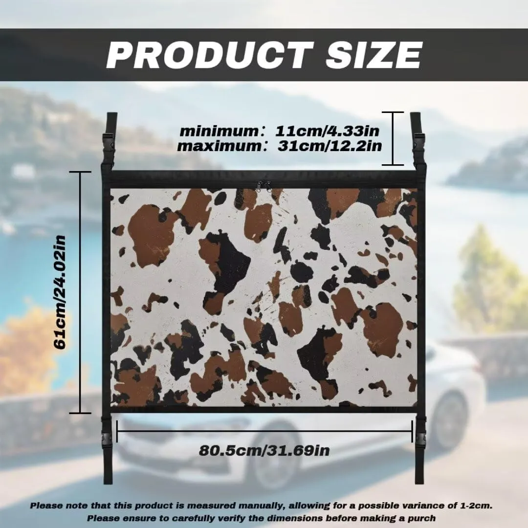 Black Brown Spot Car Roof Storage Bag Car Seat Back Hanging Bag Multi-Purpose Car Bag Storage Box Organizer Pouch Pocket Inner Car Accessories Compatible with Most Vehicles