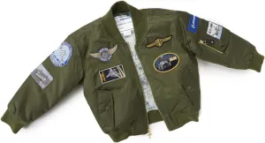 Boeing - Green Nylon Flight Jacket - Youth