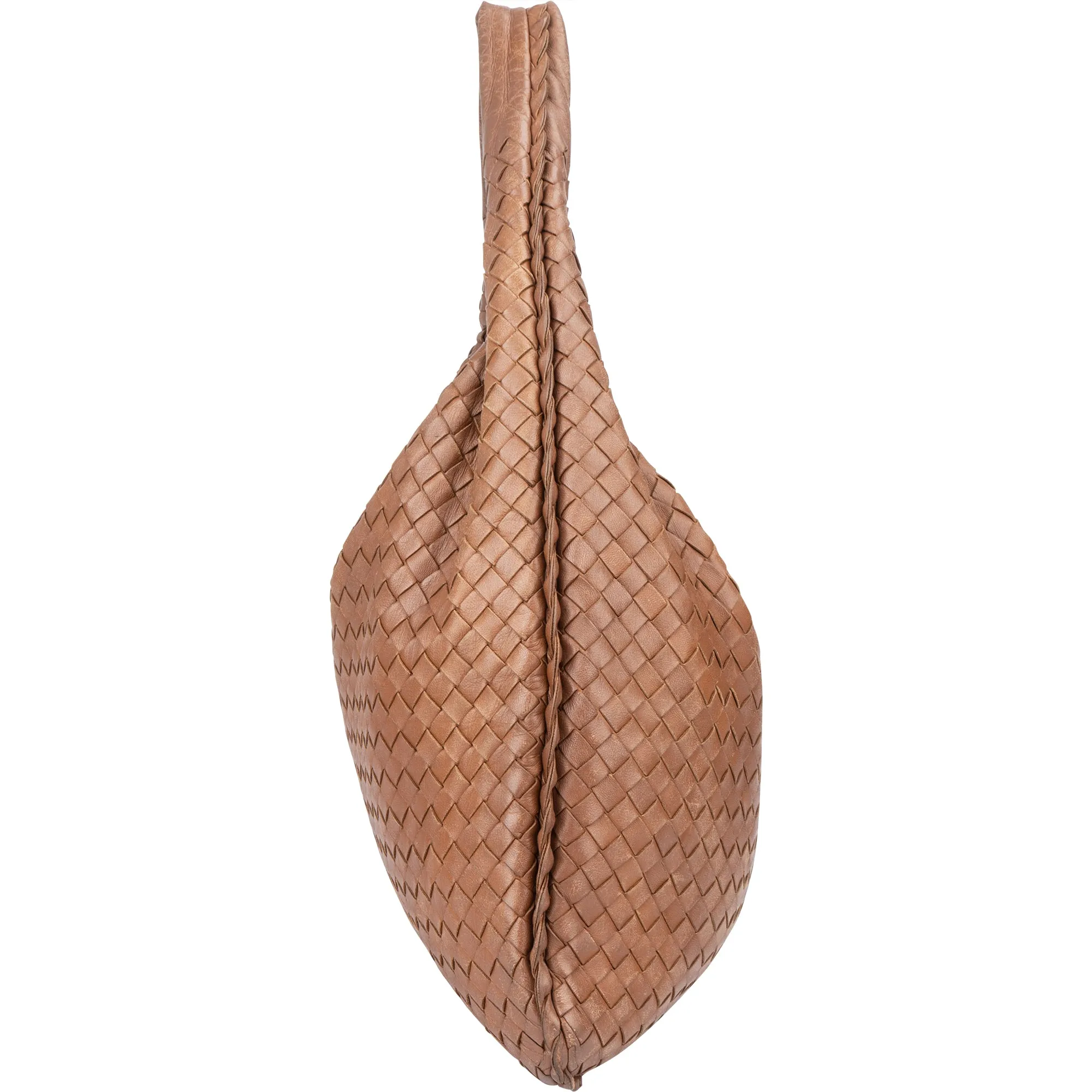 Bottege Veneta Brown Intrecciato Big Hobo Bag