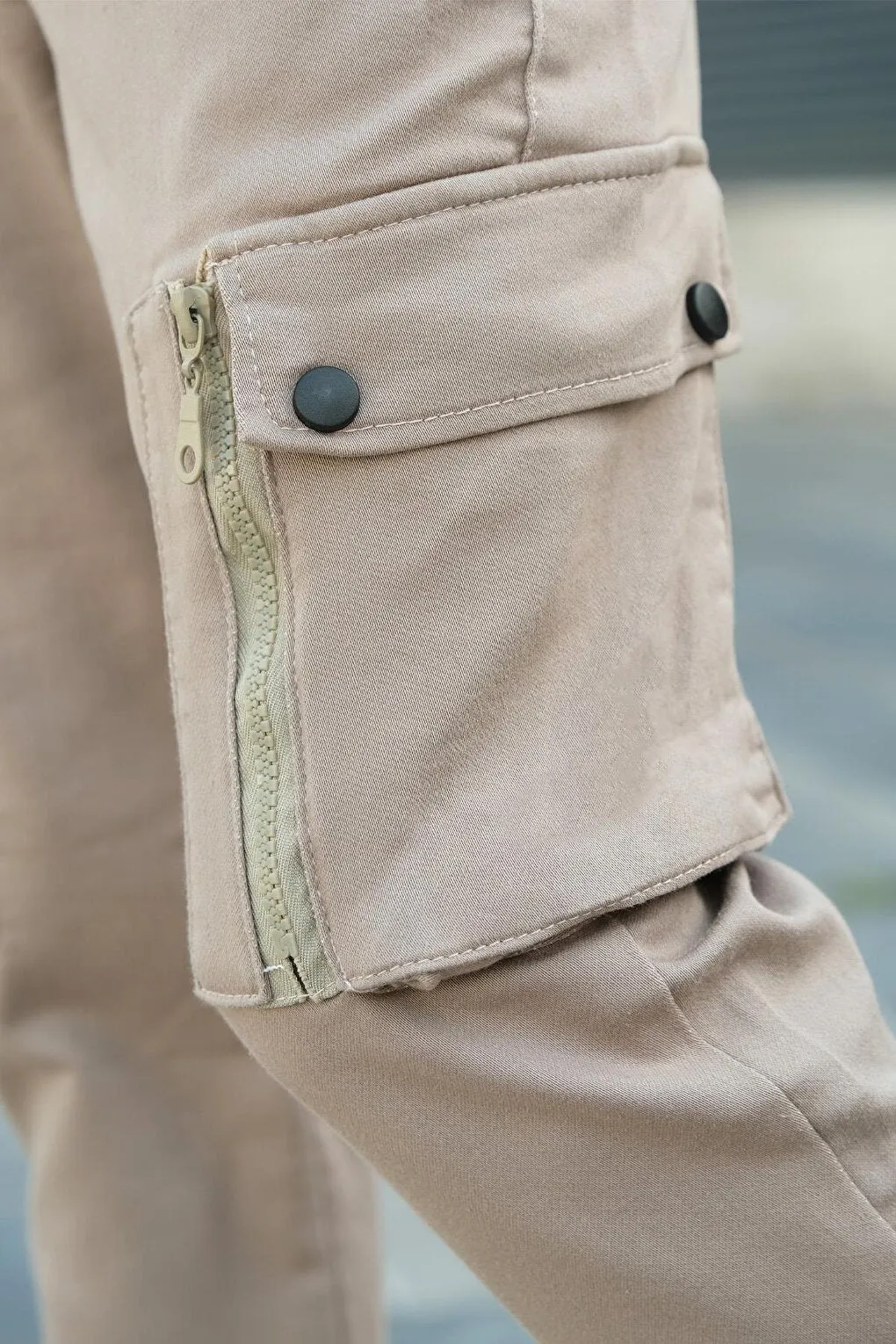 Boy's Cargo Pants Canvas Lycra