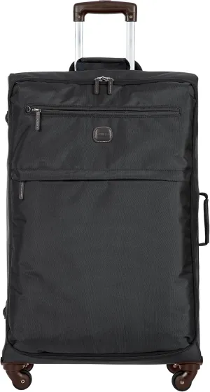 Bric's 30" Checked Luggage - Spinner-Style Suitcase for Women and Men - Sienna Collection - Black