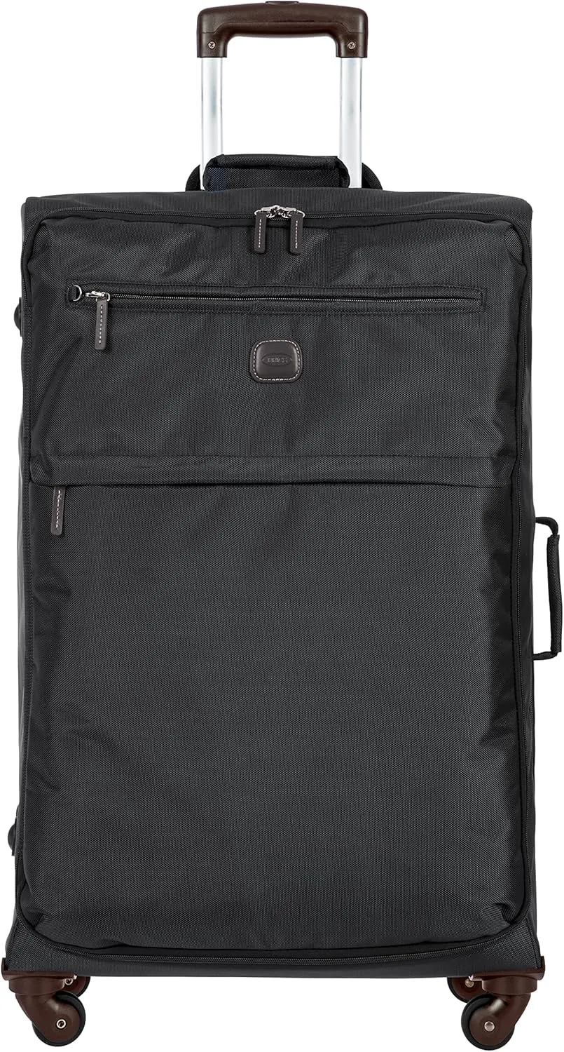 Bric's 30" Checked Luggage - Spinner-Style Suitcase for Women and Men - Sienna Collection - Black