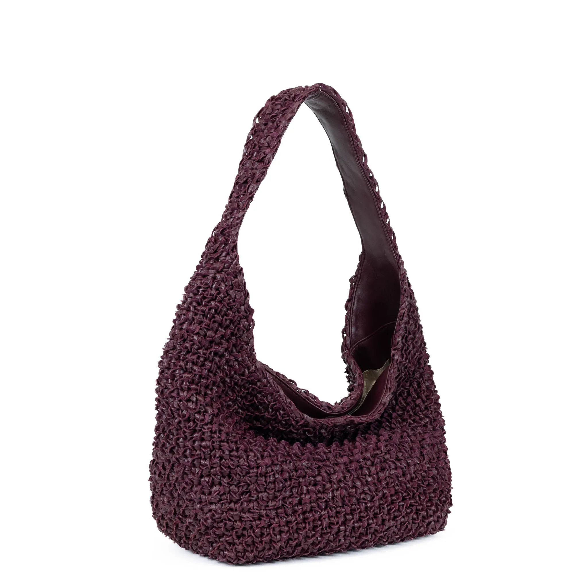 CA 1577 - HOBO BAG - BERRY