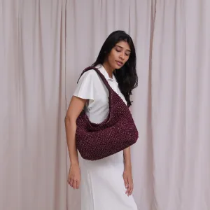 CA 1577 - HOBO BAG - BERRY