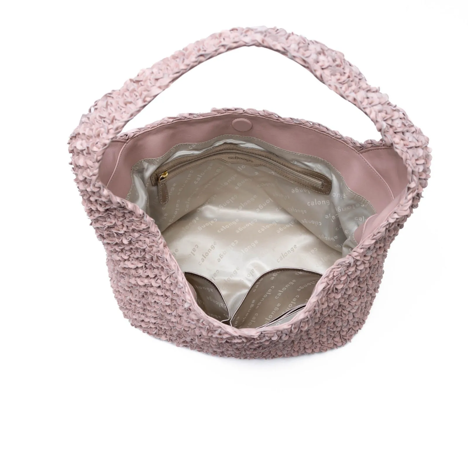 CA 1577 - HOBO BAG - PASTEL PINK