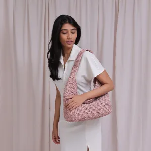 CA 1577 - HOBO BAG - PASTEL PINK