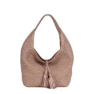 CA 539 - OCTO HOBO BAG - METALLIC ROSE GOLD