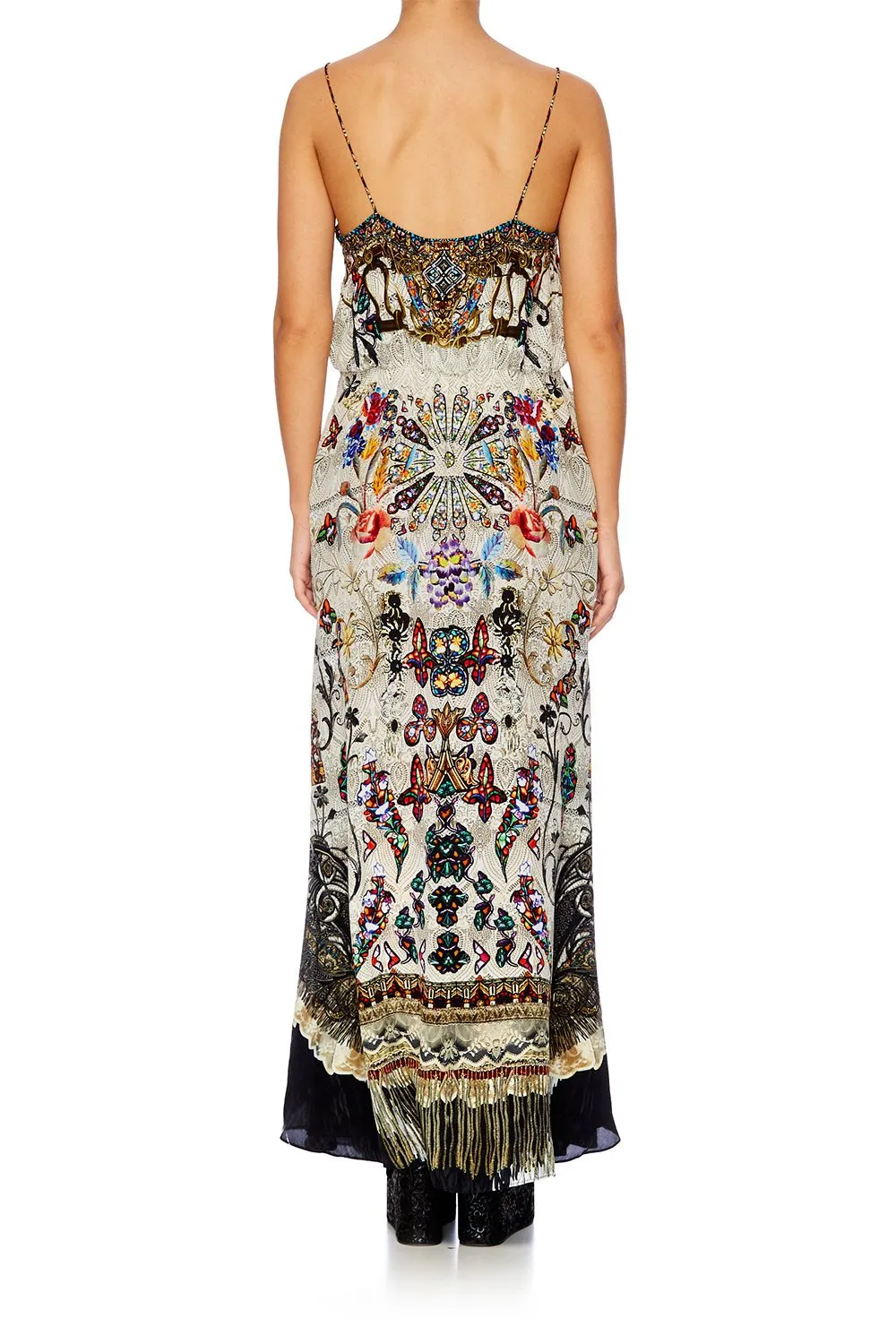 CAMILLA - STRAPPY WRAP DRESS 'RAISE YOUR GLASS'