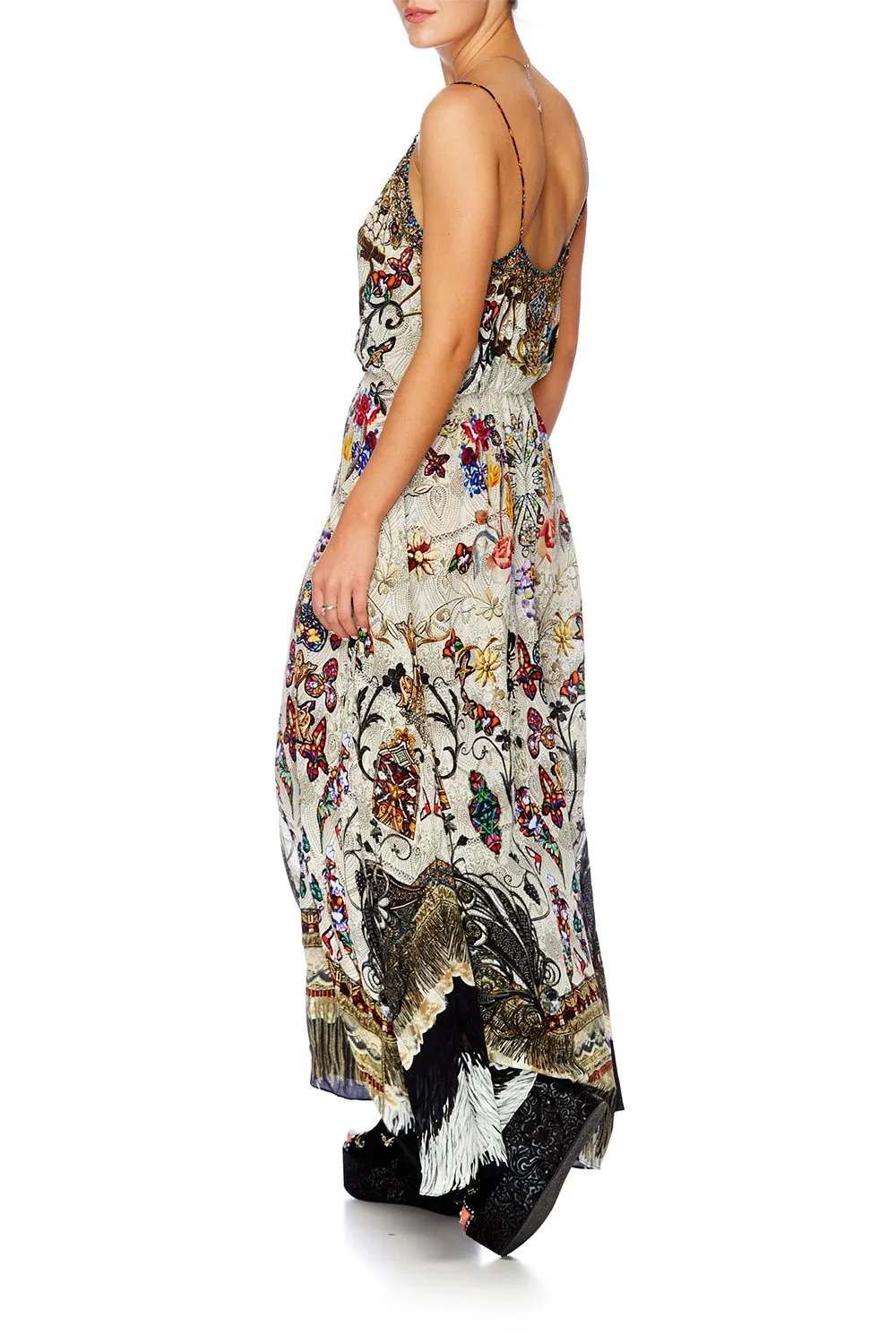 CAMILLA - STRAPPY WRAP DRESS 'RAISE YOUR GLASS'
