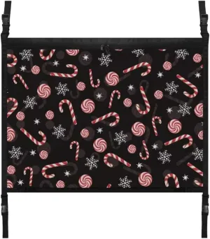 Candy Snowflake Car Roof Storage Bag Car Seat Storage Hanging Bag Premium Car Seat Organizer One-Size-Fits Tidy Pouch Pocket Storage for Small Items
