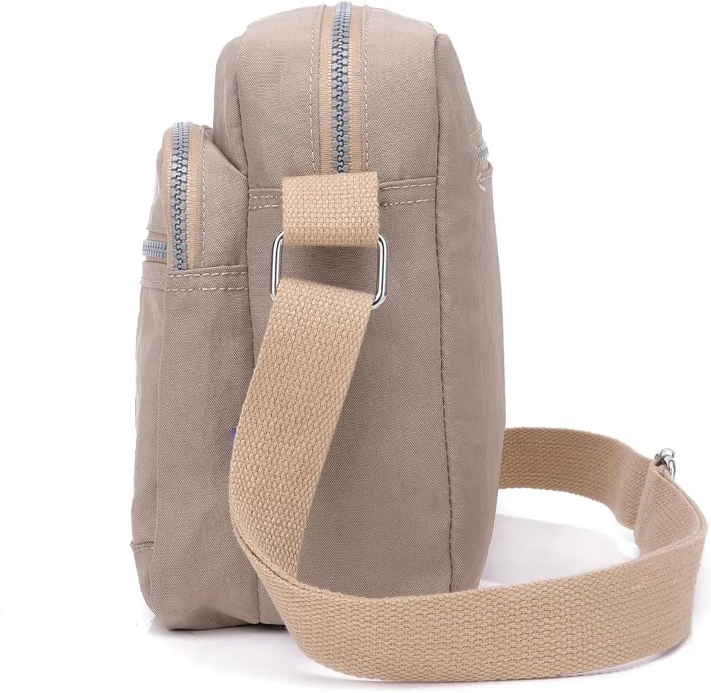 Casual Nylon Crossbody Purse Bag Waterproof Lightweight Shoulder Bag for Women Handbag