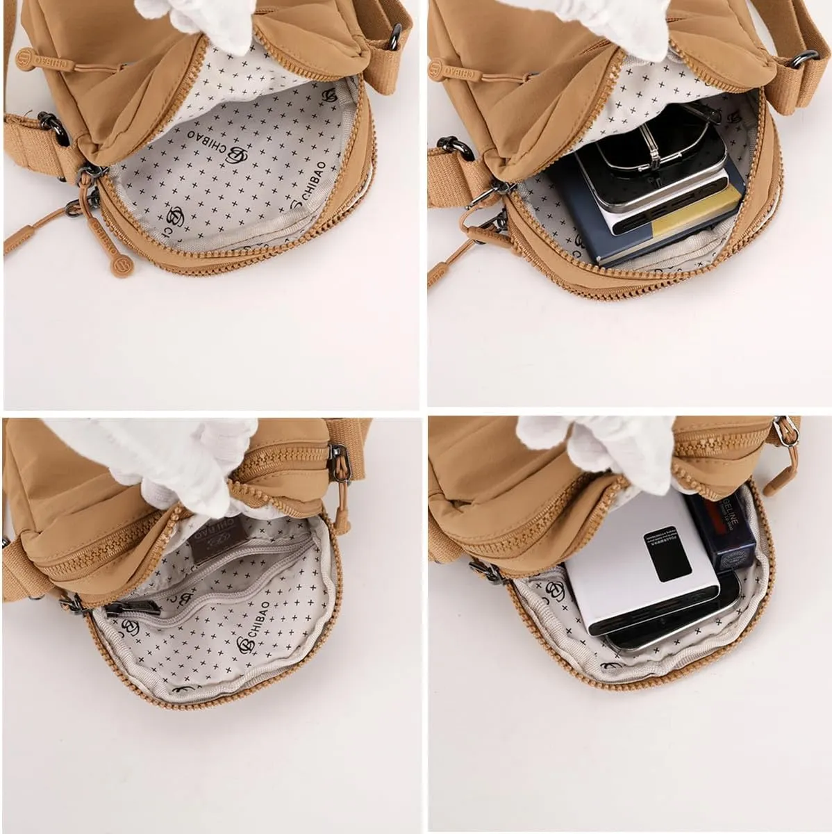 Casual Nylon Crossbody Purse Bag Waterproof Lightweight Shoulder Bag for Women Handbag