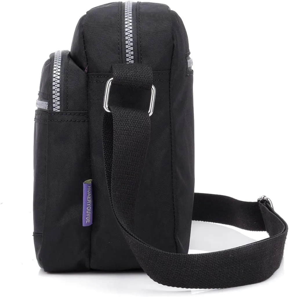 Casual Nylon Crossbody Purse Bag Waterproof Lightweight Shoulder Bag for Women Handbag