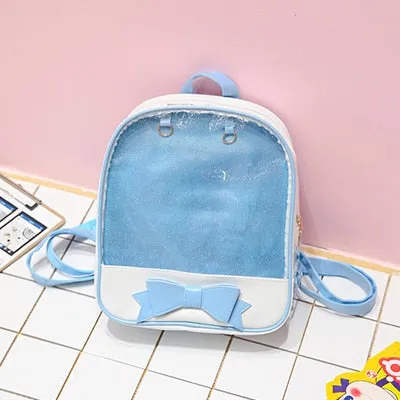 Clear Back Pocketed Backpack