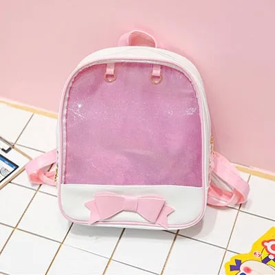 Clear Back Pocketed Backpack