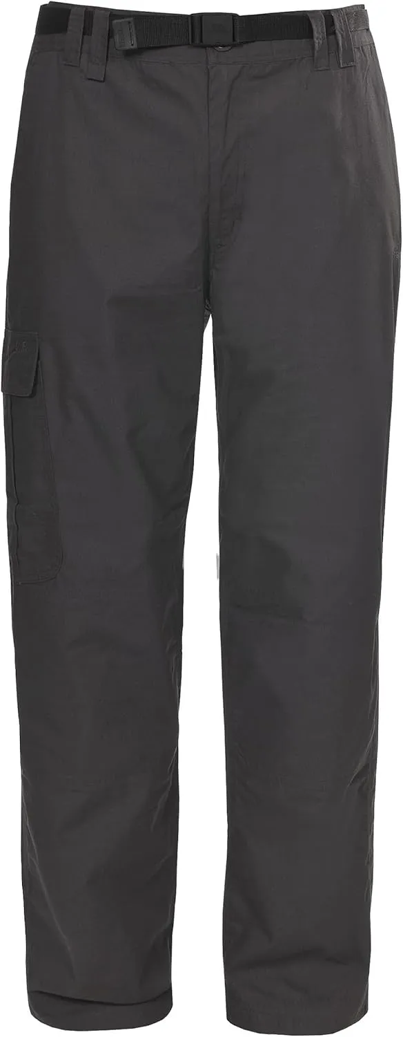 Clifton Active Mens Cotton Pants Belted Quick Drying Trousers