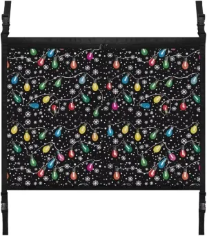 Colorful Lights Car Roof Storage Bag Car Seat Storage Hanging Bag Multi-Purpose Car Bag Storage Box Organizer Pouch Pocket Inner Car Accessories Compatible with Most Vehicles
