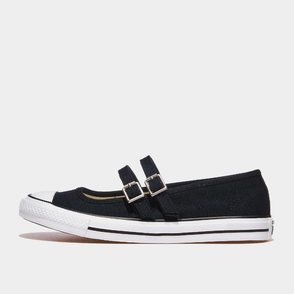 Converse Womens Chuck Taylor All Star Dainty Mary Jane Black/White _ 182254 _ Black