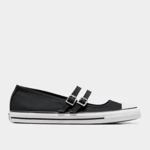 Converse Womens Chuck Taylor All Star Dainty Mary Jane Black/White _ 182254 _ Black