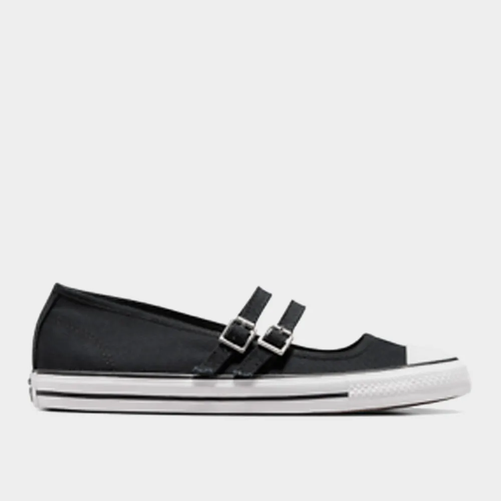 Converse Womens Chuck Taylor All Star Dainty Mary Jane Black/White _ 182254 _ Black