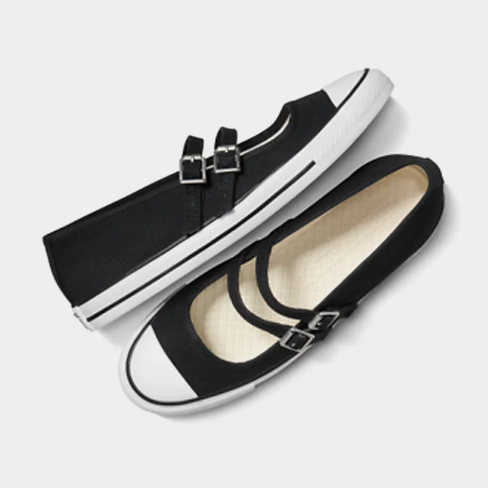 Converse Womens Chuck Taylor All Star Dainty Mary Jane Black/White _ 182254 _ Black