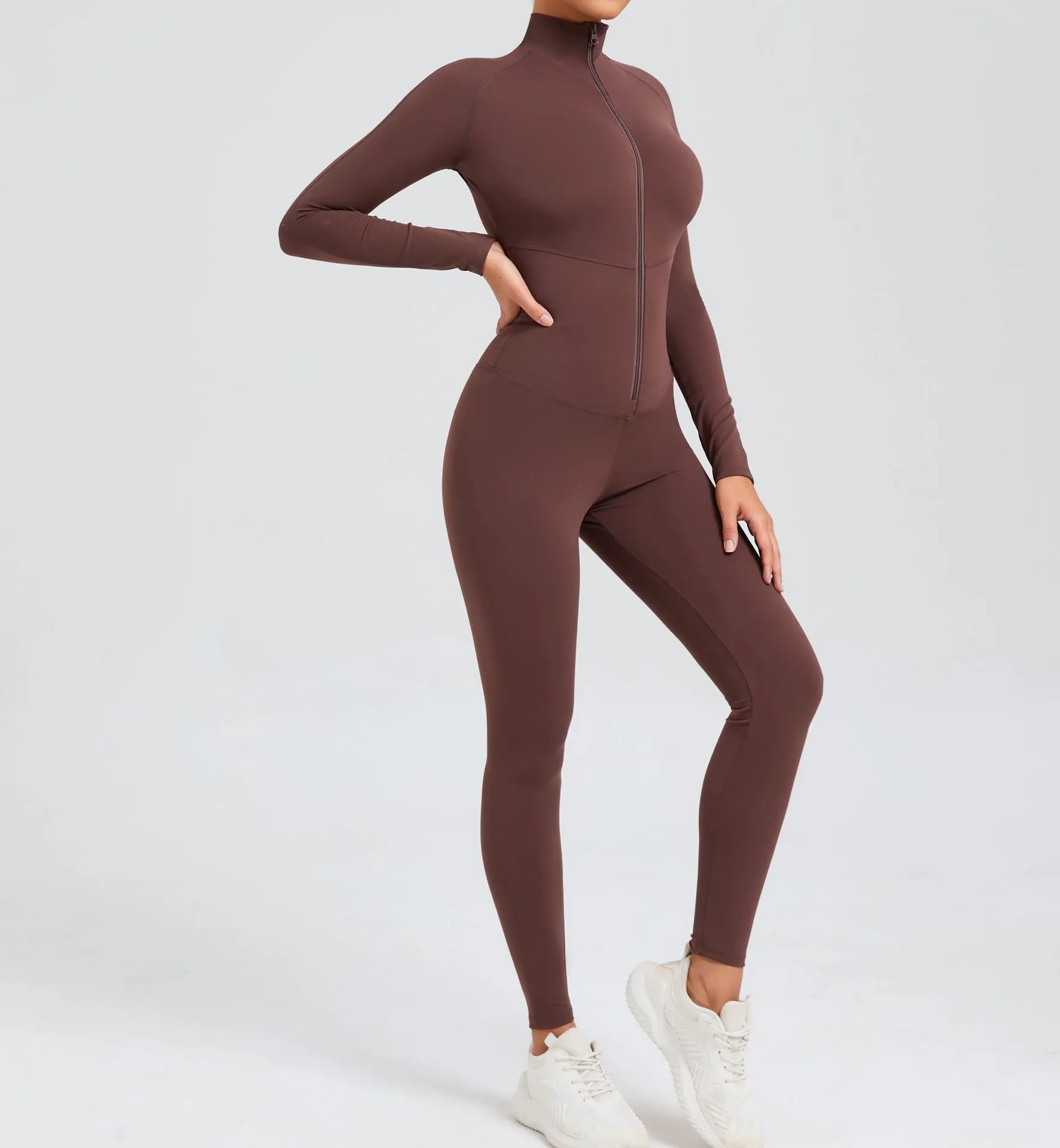 Core Longsleeve Zip Jumpsuit