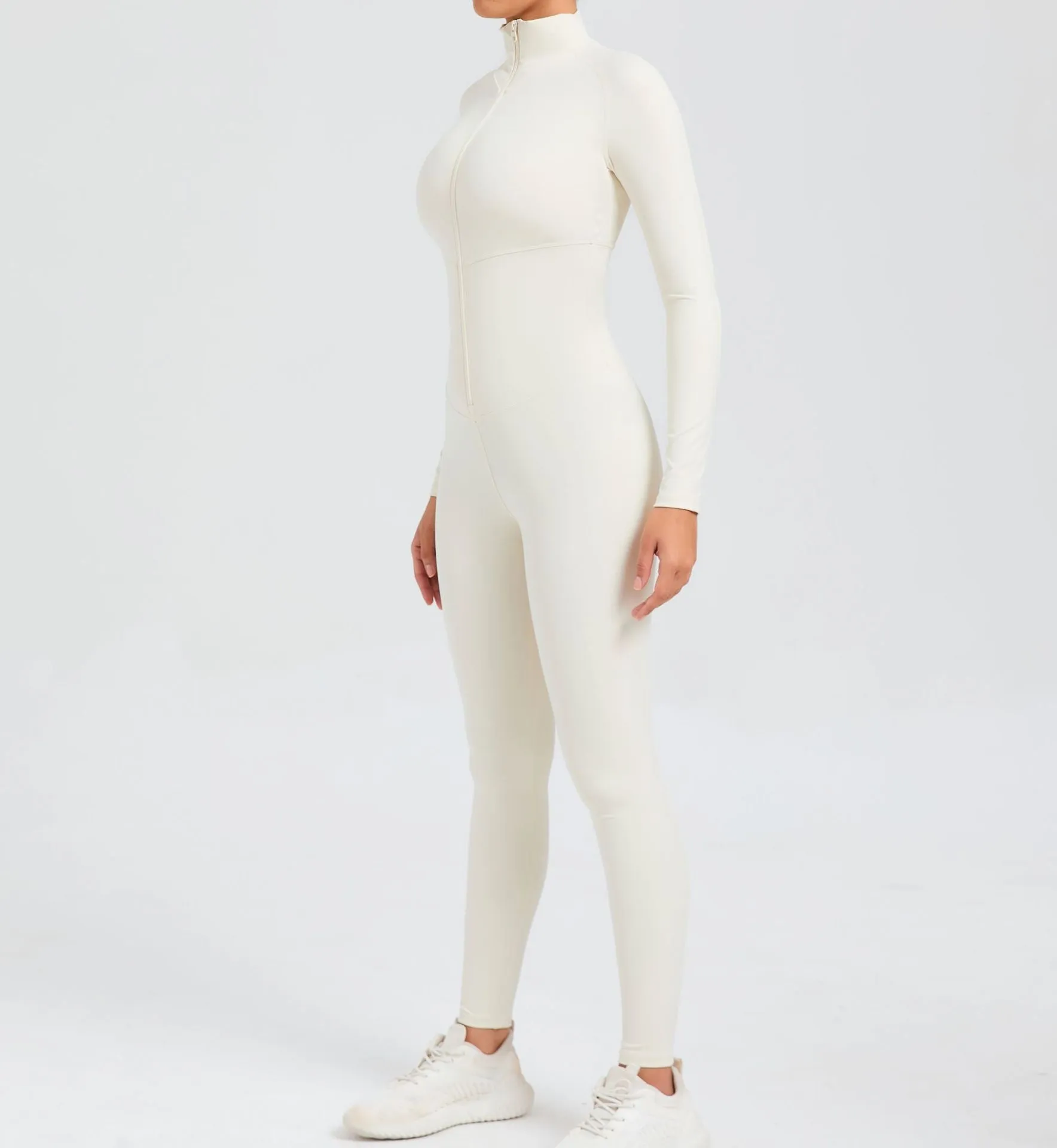 Core Longsleeve Zip Jumpsuit