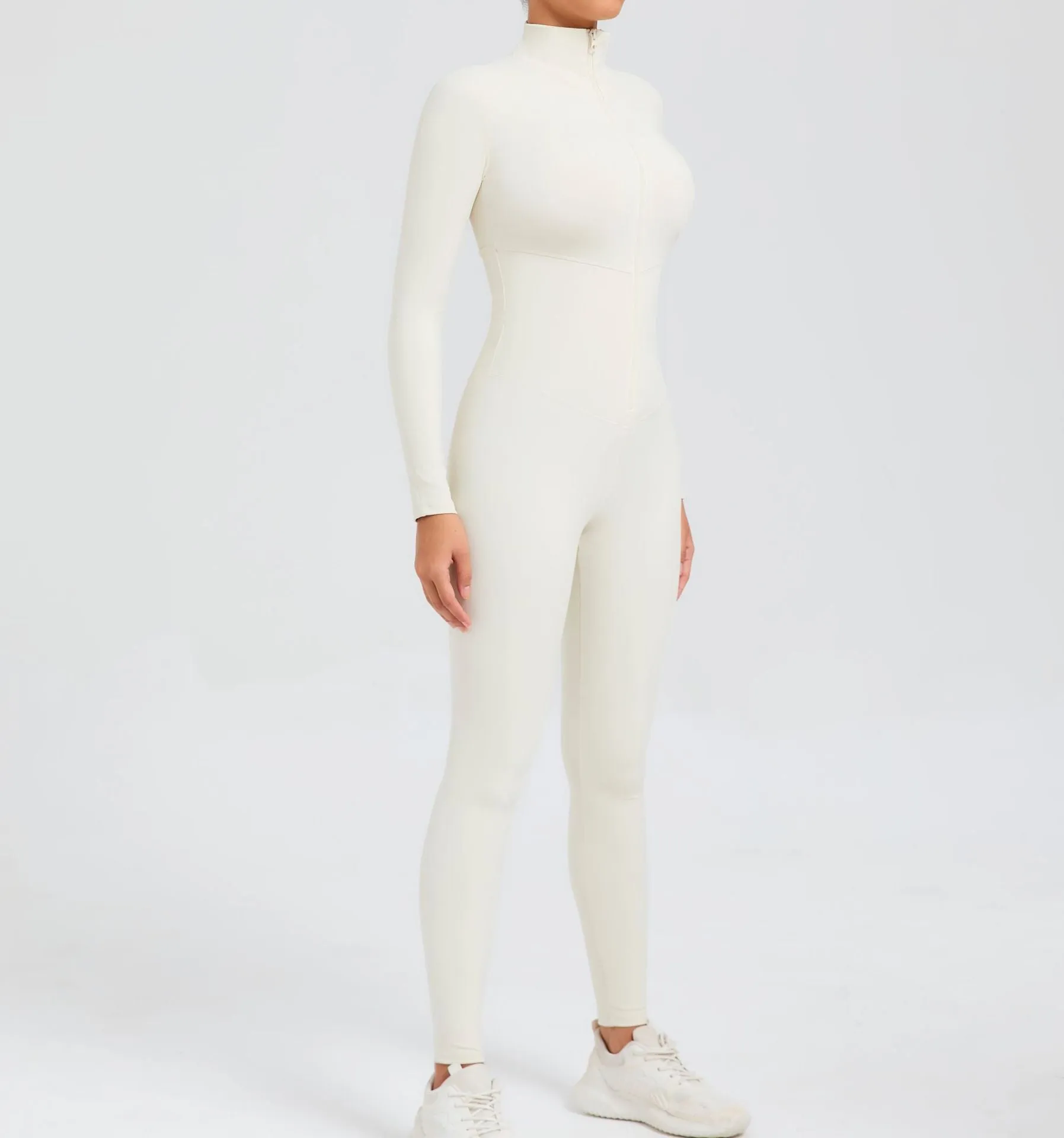 Core Longsleeve Zip Jumpsuit