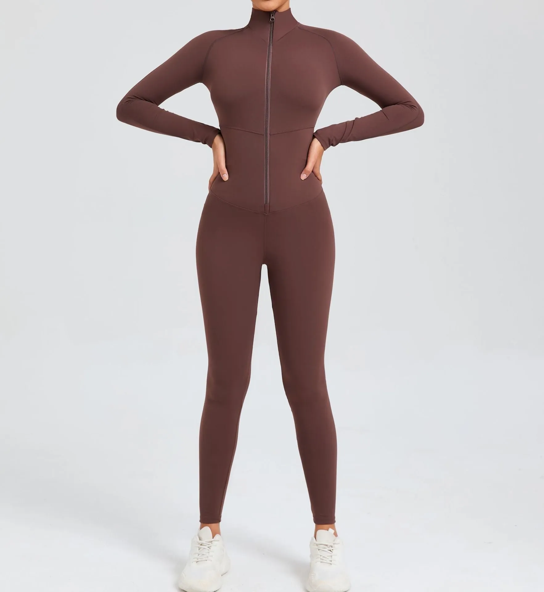Core Longsleeve Zip Jumpsuit