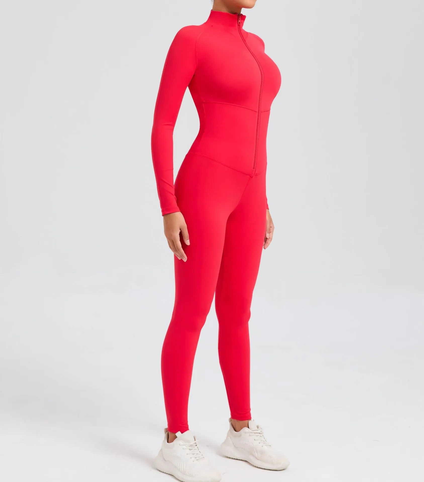 Core Longsleeve Zip Jumpsuit