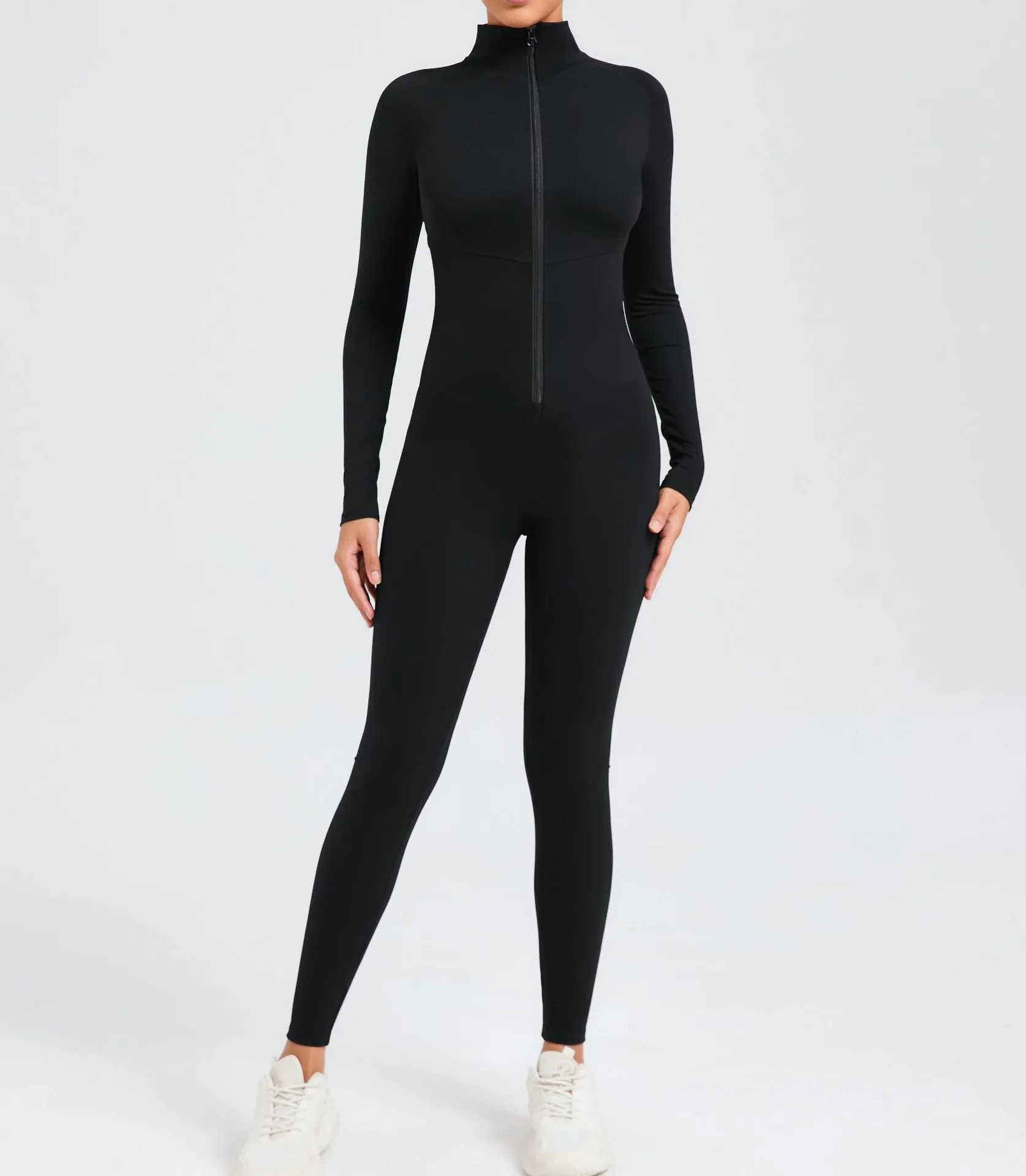 Core Longsleeve Zip Jumpsuit