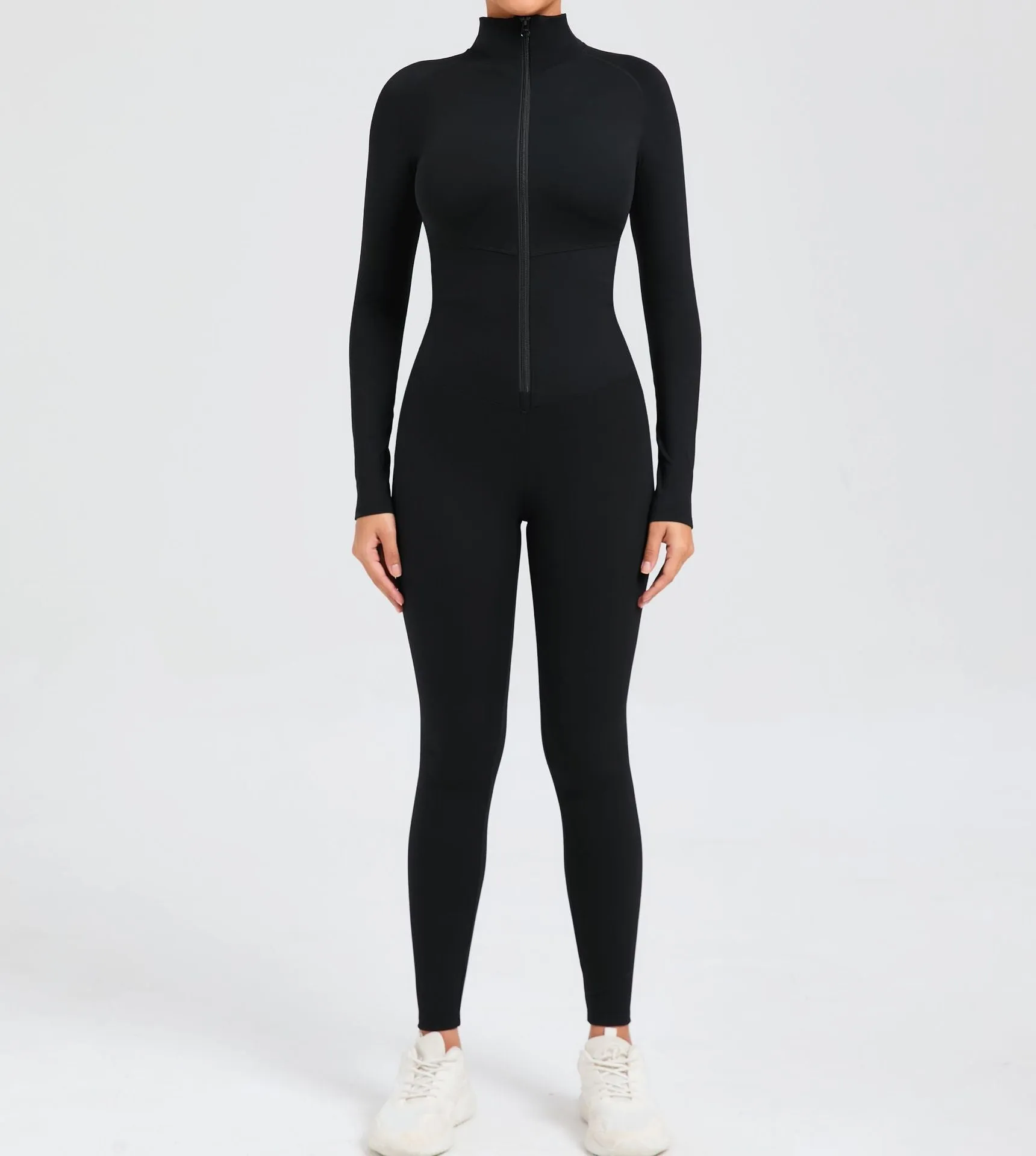 Core Longsleeve Zip Jumpsuit