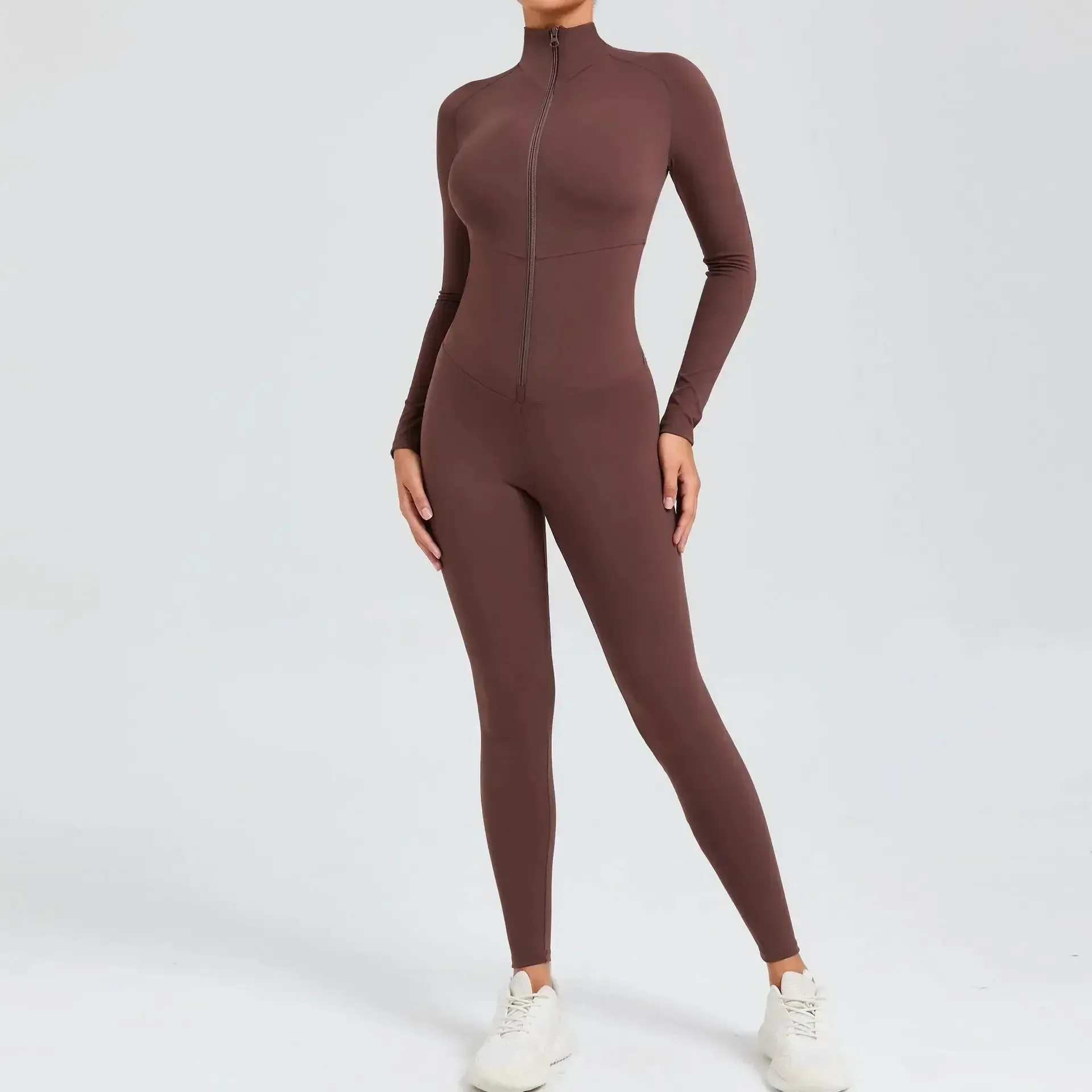 Core Longsleeve Zip Jumpsuit
