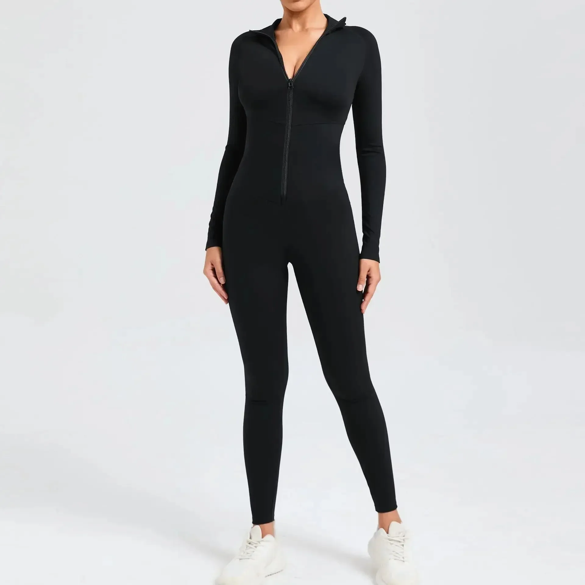 Core Longsleeve Zip Jumpsuit
