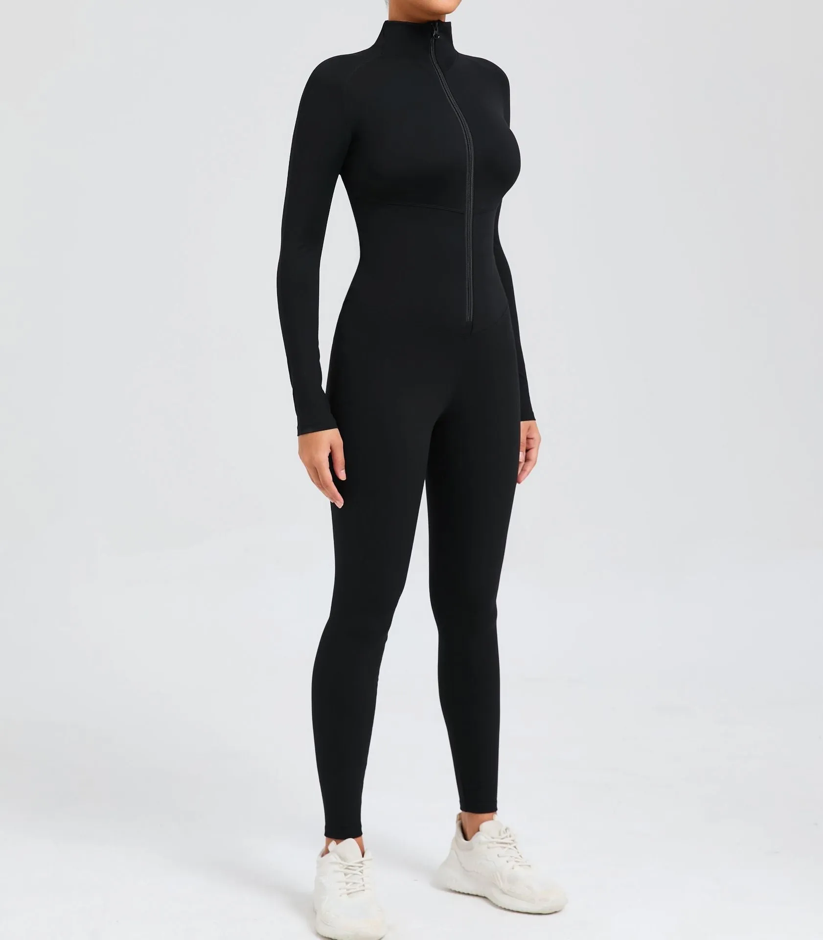 Core Longsleeve Zip Jumpsuit