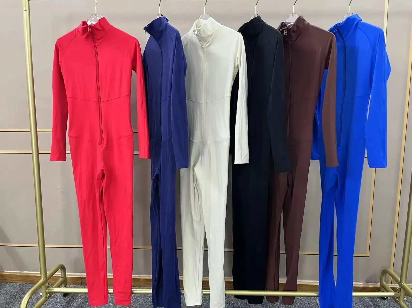 Core Longsleeve Zip Jumpsuit