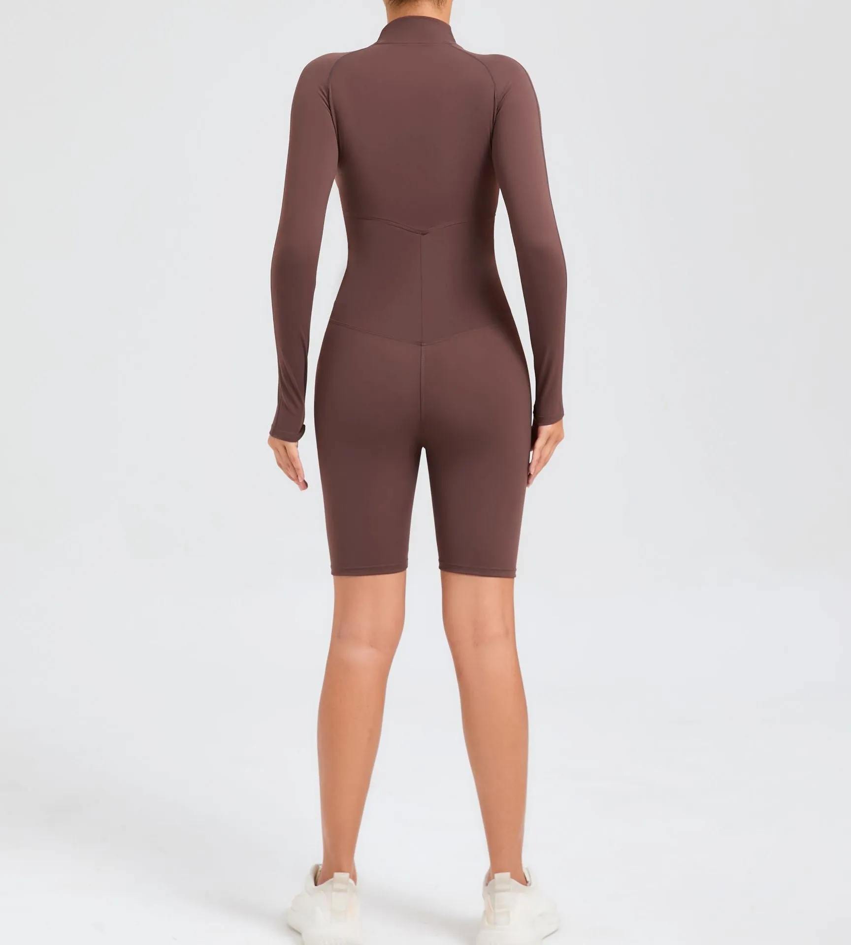Core Longsleeve Zip Romper