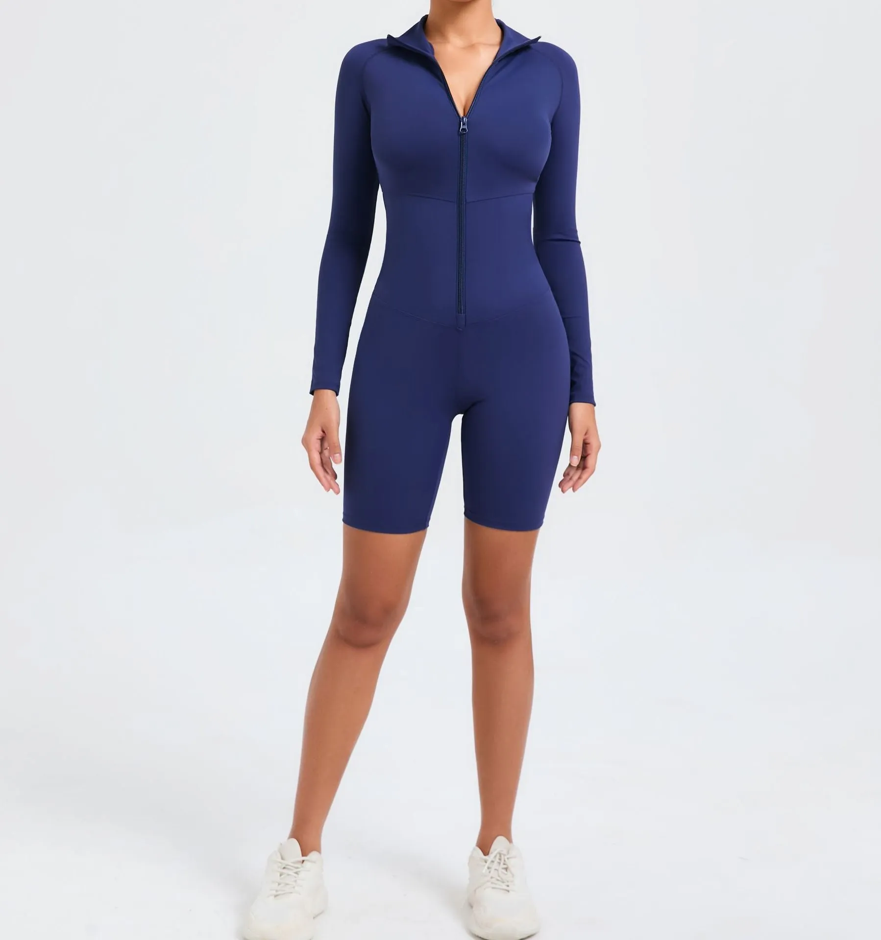 Core Longsleeve Zip Romper