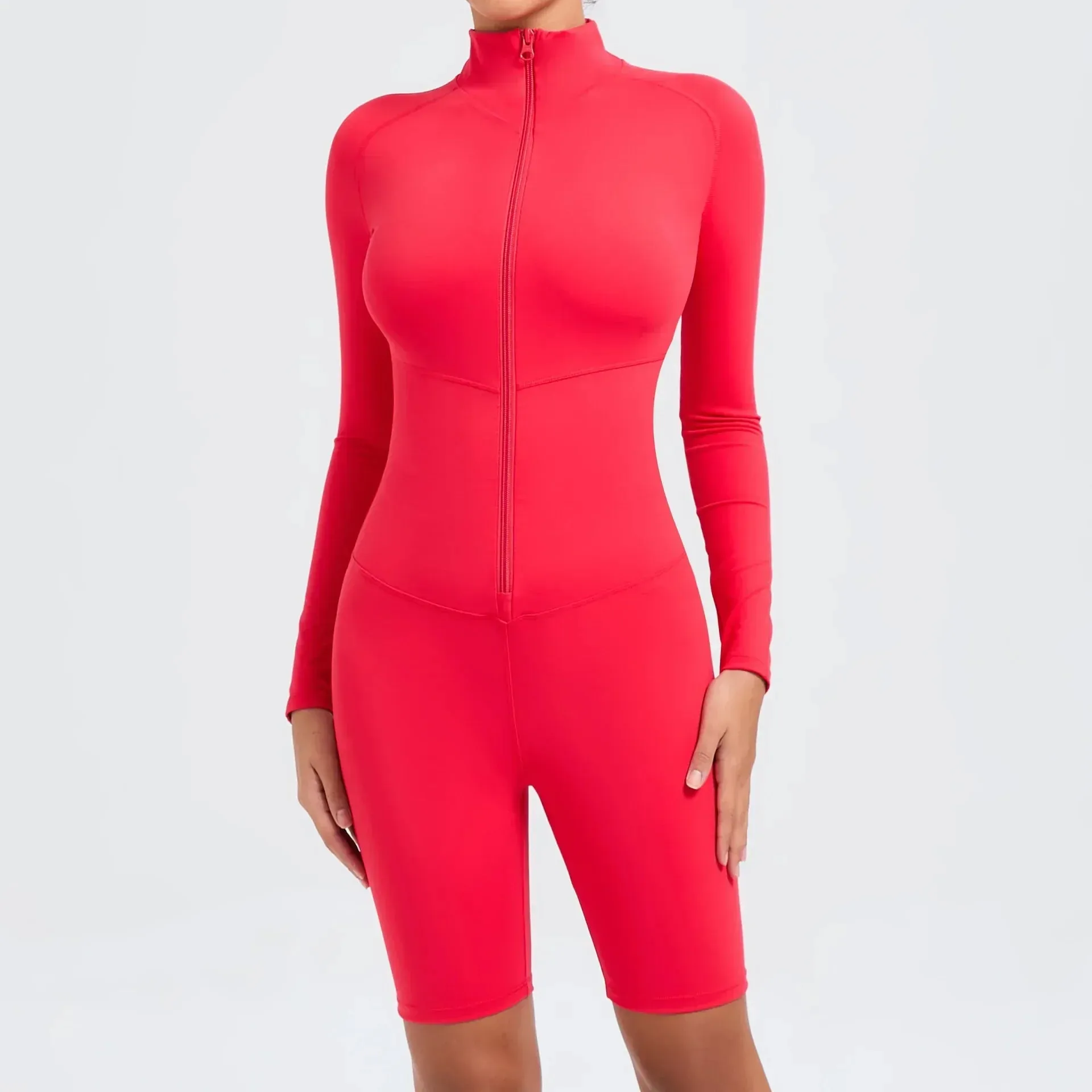 Core Longsleeve Zip Romper
