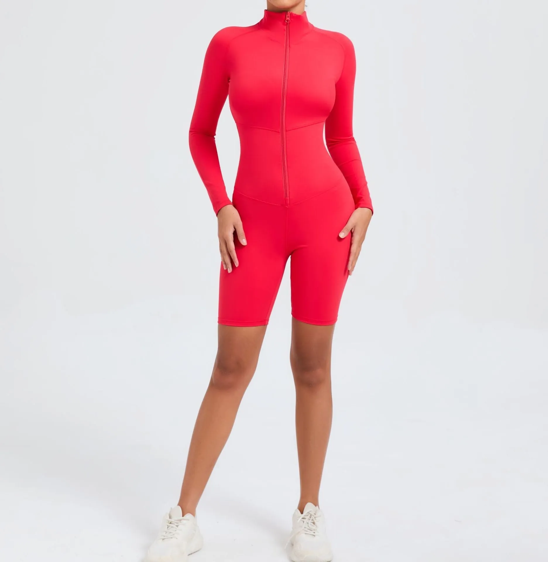 Core Longsleeve Zip Romper