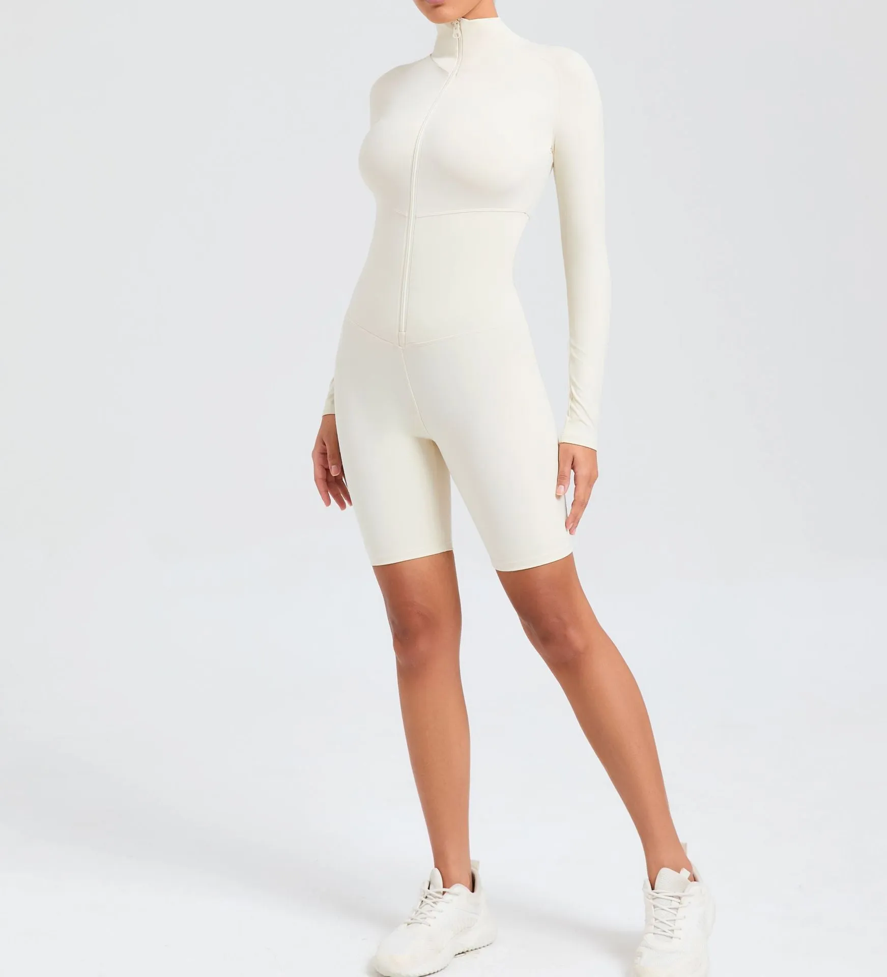 Core Longsleeve Zip Romper
